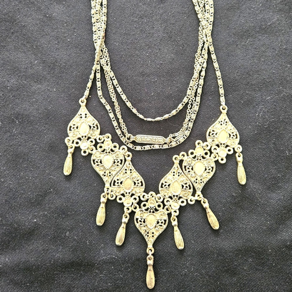 Handmade boho necklace